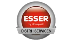 logo Esser Distri Services que distribue 2AS Groupe distributeur en matériel de sécurité incendie et sureté, maintenance SSI / Intrusion et IEAG en Bretagne et Pays de Loire